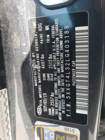 5XXGT4L32LG403189 KIA gdi