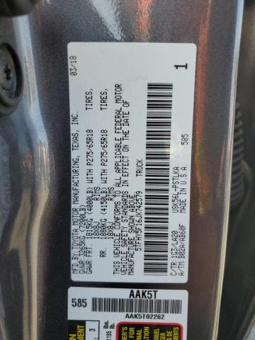 5TFHY5F16JX742579 Toyota 3ur-fe