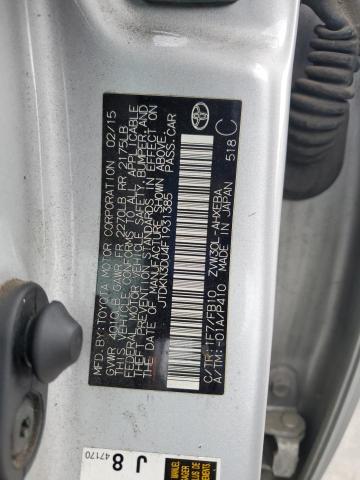 JTDKN3DU4F1931385 Toyota Prius