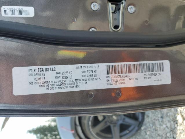 2C3CDXCT9JH244327 Dodge 2018