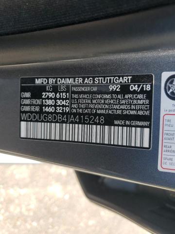 WDDUG8DB4JA415248 Mercedes-Benz m278