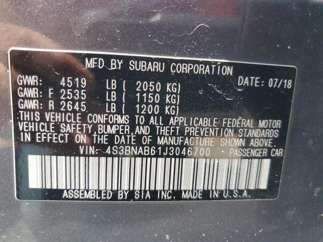 4S3BNAB61J3046700 Subaru u5