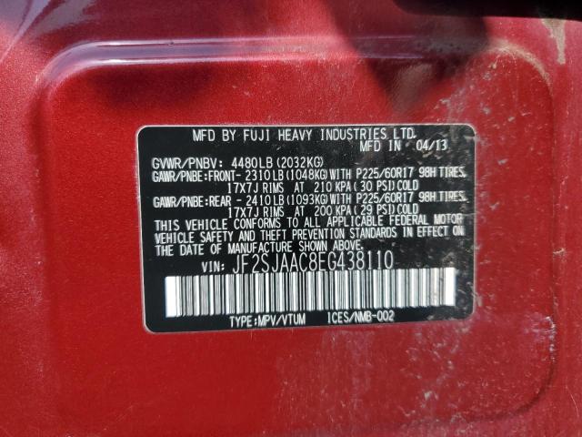 JF2SJAAC8EG438110 Subaru FORESTER 2