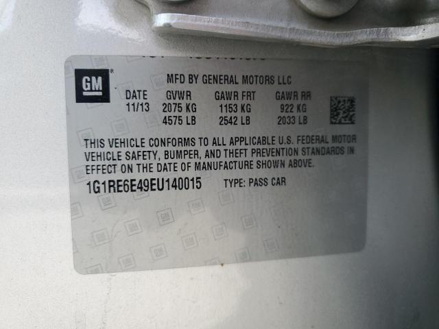 1G1RE6E49EU140015 Chevrolet luu - ffv, e-flex, fam