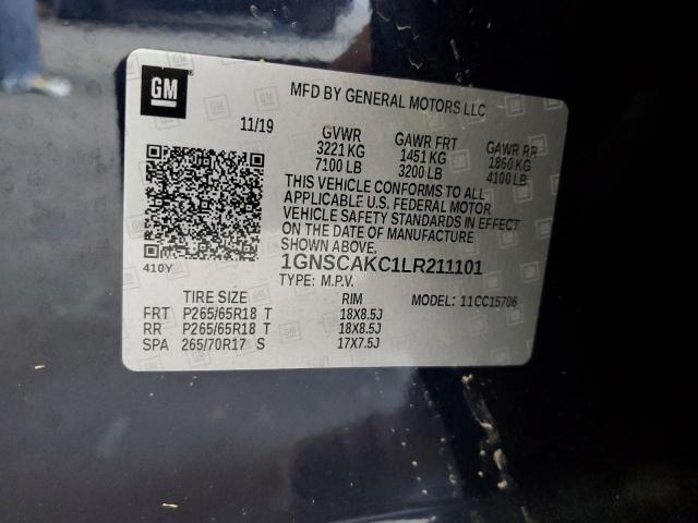1GNSCAKC1LR211101 Chevrolet TAHOE C150