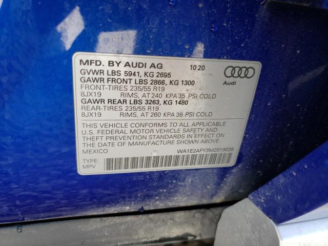 WA1E2AFY3M2019035 Audi Q5 E