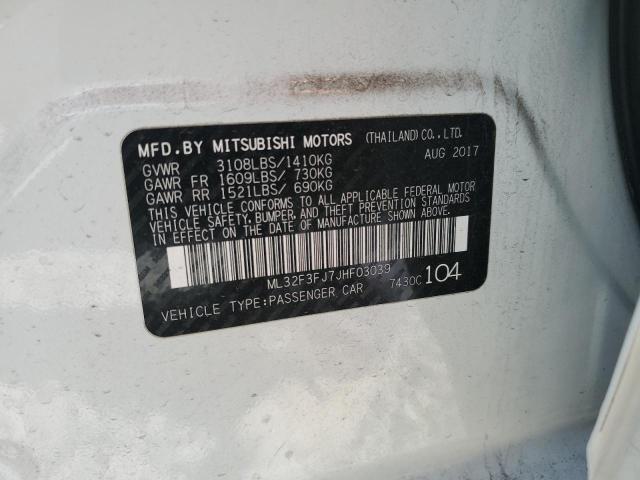 ML32F3FJ7JHF03039 Mitsubishi MIRAGE G4