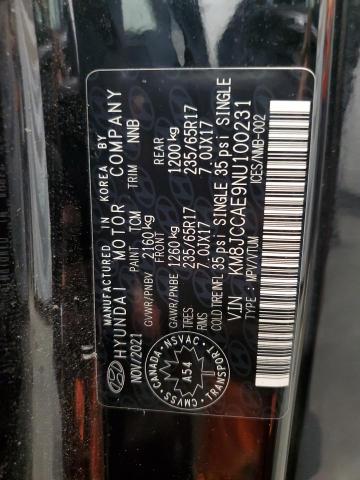 KM8JCCAE9NU100231 Hyundai gdi theta iii