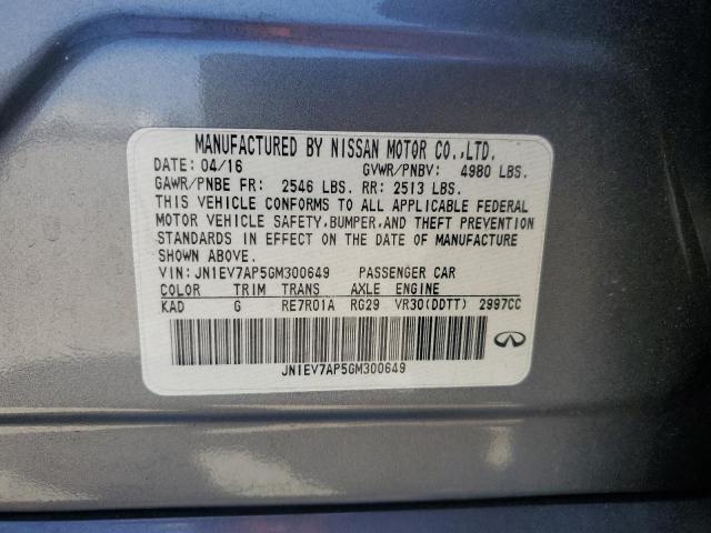 JN1EV7AP5GM300649 Infiniti 2016