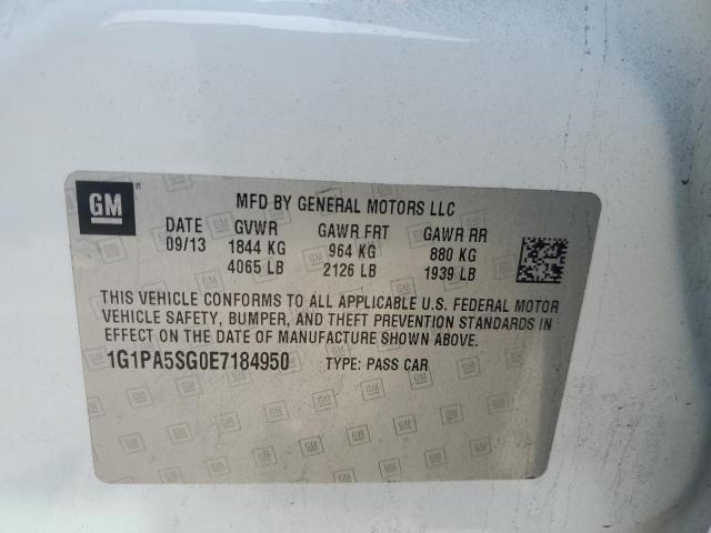 1G1PA5SG0E7184950 Chevrolet lwe