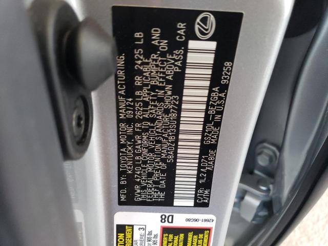 58ADZ1B13SU187723 Lexus 2gr-fks