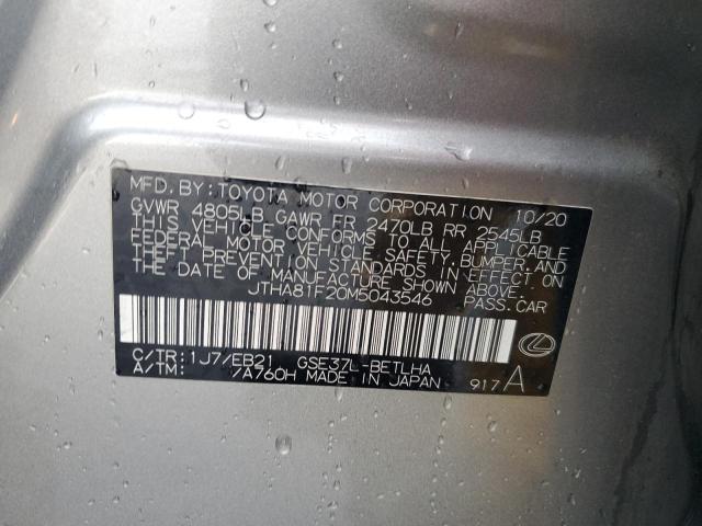 JTHA81F20M5043546 Lexus 2gr-fks