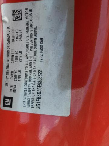 2G1FB3D35E9308622 Chevrolet CAMARO LT