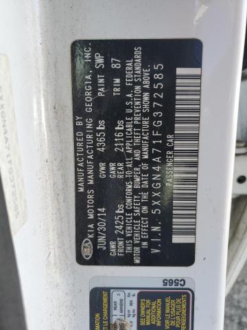 5XXGN4A71FG372585 KIA OPTIMA EX