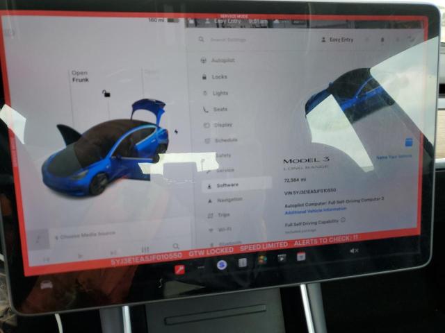 5YJ3E1EA5JF010550 Tesla MODEL 3