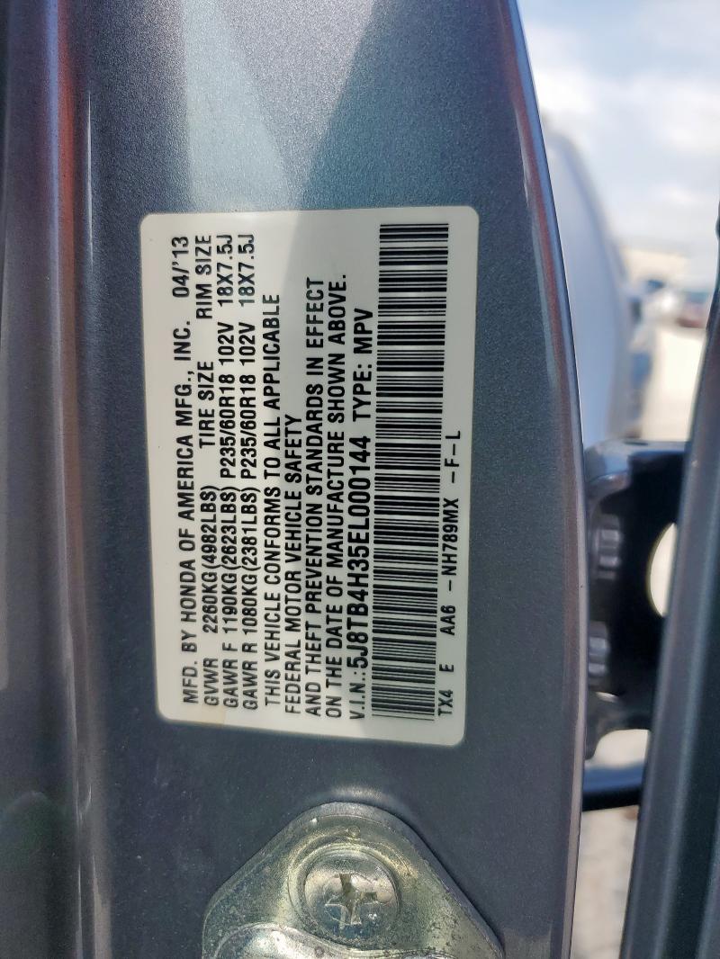 5J8TB4H35EL000144 Acura j35z2