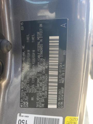 5TDDK3DC7FS104041 Toyota 2gr-fks