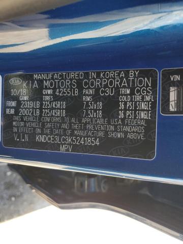 KNDCE3LC3K5241854 KIA gdi