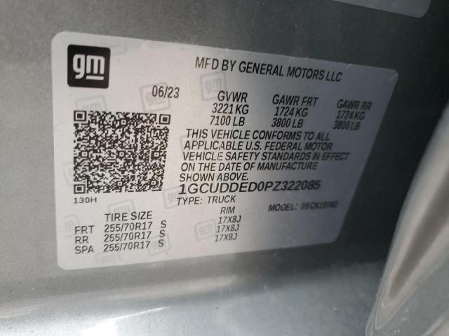 1GCUDDED0PZ322085 Chevrolet Silverado