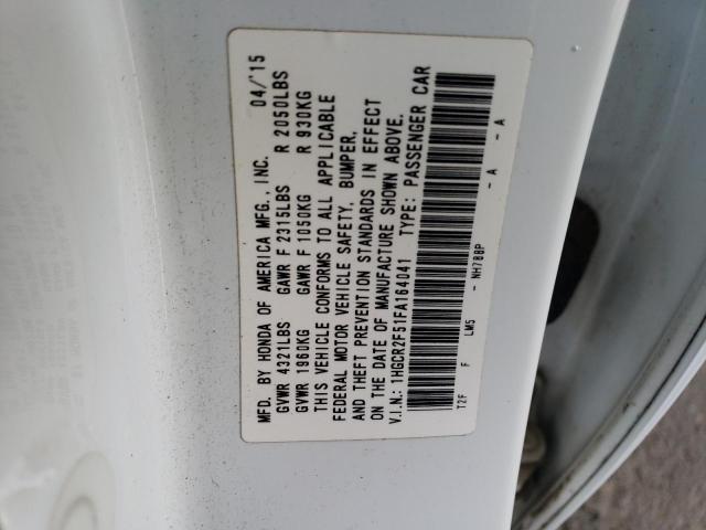 1HGCR2F51FA164041 Honda k24w1