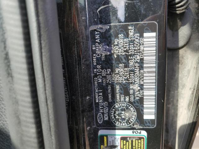 KM8SM4HF2GU160909 Hyundai gdi lambda ii