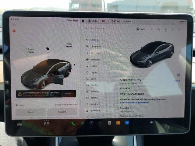 5YJ3E1EA7JF049334 Tesla 2018