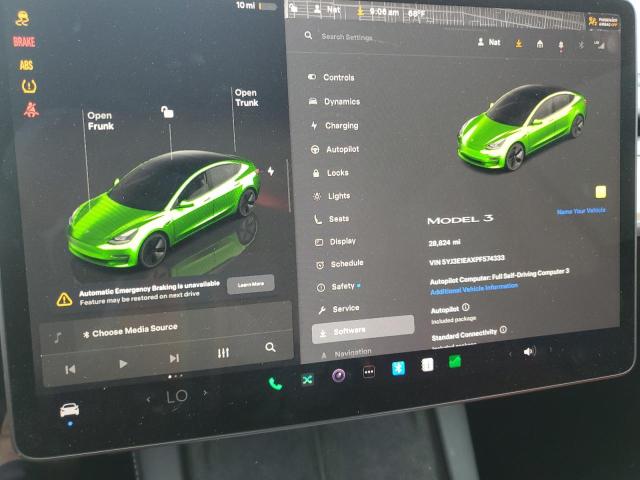 5YJ3E1EAXPF574333 Tesla MODEL 3