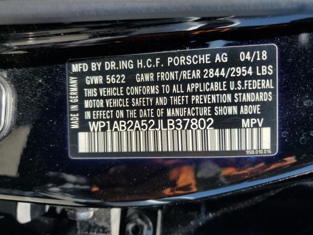 WP1AB2A52JLB37802 Porsche 2018