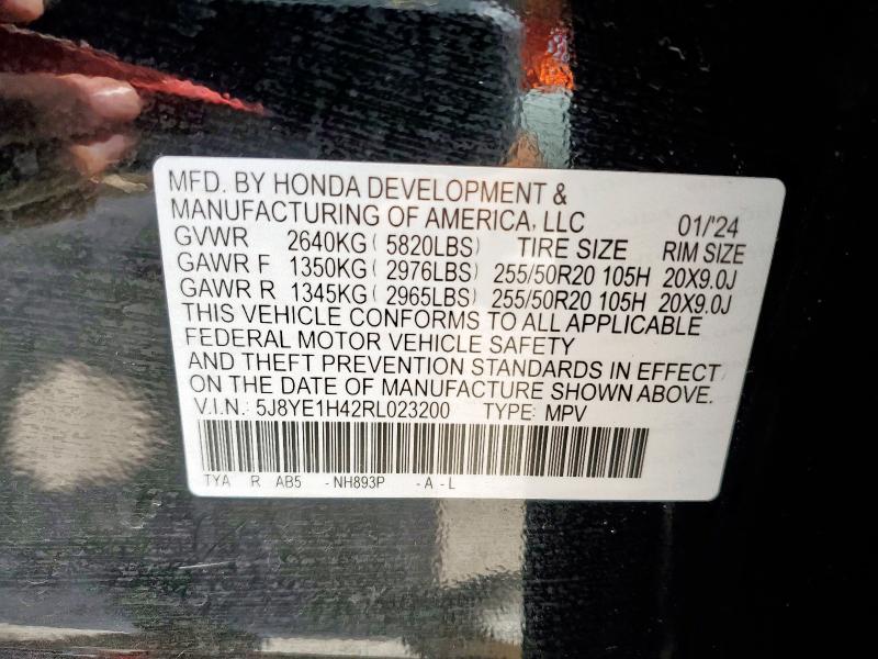 5J8YE1H42RL023200 Acura MDX TECHNO