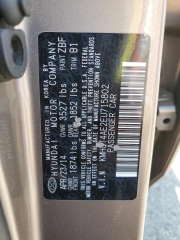 KMHCT4AE2EU715802 Hyundai dohc gdi gamma