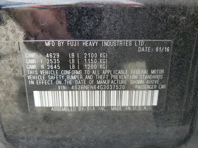 4S3BNEN64G3037520 Subaru 3.6l u4