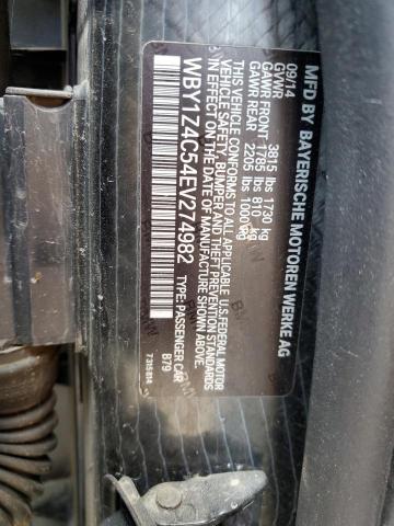 WBY1Z4C54EV274982 BMW I3
