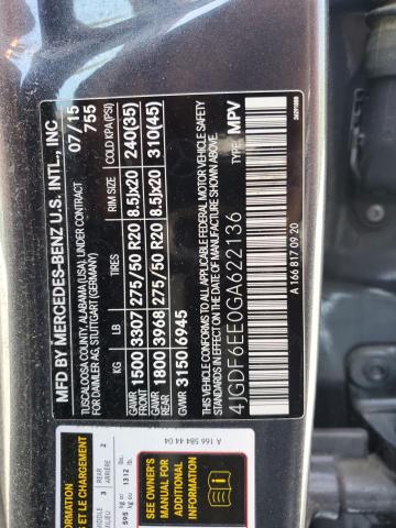 4JGDF6EE0GA622136 Mercedes-Benz m276