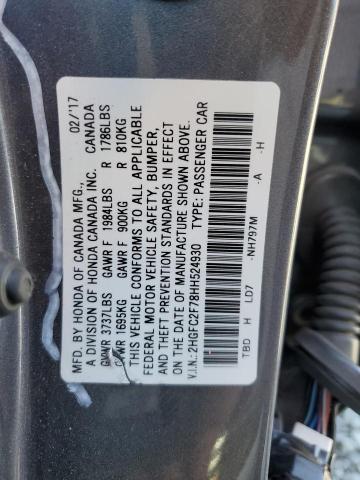 2HGFC2F78HH524930 Honda k20c2