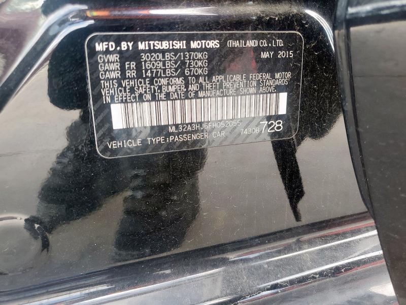 ML32A3HJ6FH052055 Mitsubishi MIRAGE DE