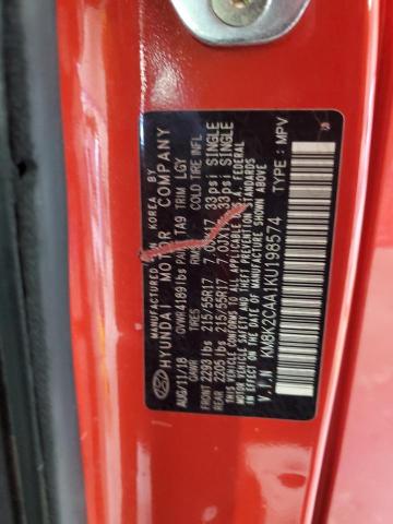 KM8K2CAA1KU198574 Hyundai Kona Sel