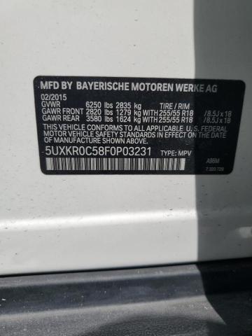 5UXKR0C58F0P03231 BMW X5 XDRIVE3