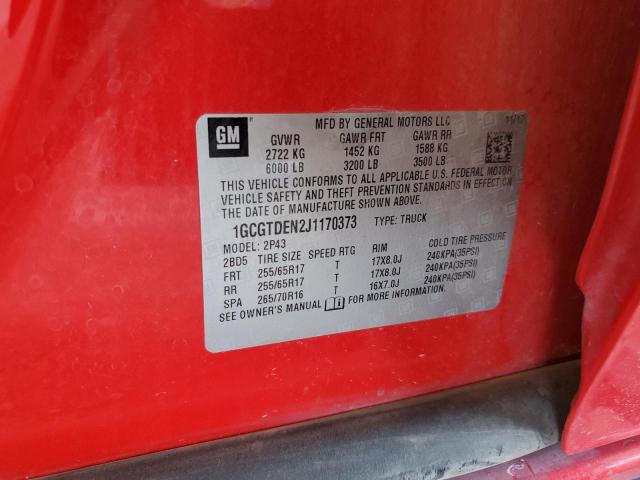 1GCGTDEN2J1170373 Chevrolet lgz - di: direct injection, vvt: variable valve timing, alum, var2, gen2