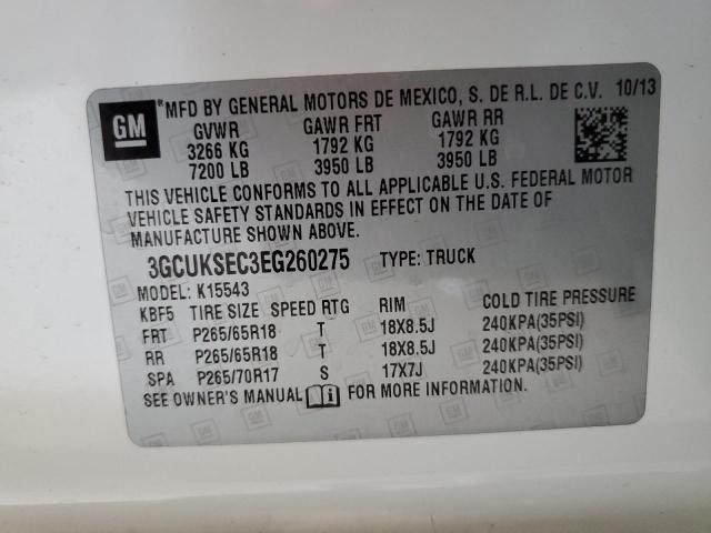 3GCUKSEC3EG260275 Chevrolet l83 - vvt, afm (active fuel management), aluminum