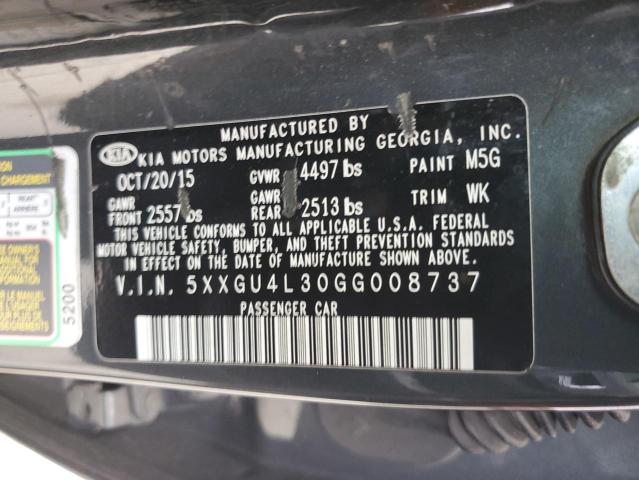 5XXGU4L30GG008737 KIA t-gdi theta ii