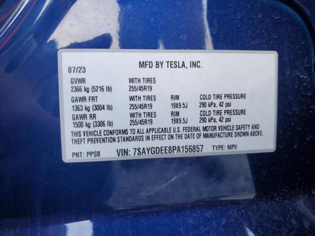 7SAYGDEE8PA156857 Tesla 2023