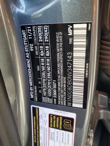 W1N0G8DB0NV347143 Mercedes-Benz m274
