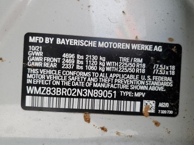 WMZ83BR02N3N89051 Mini Countryman