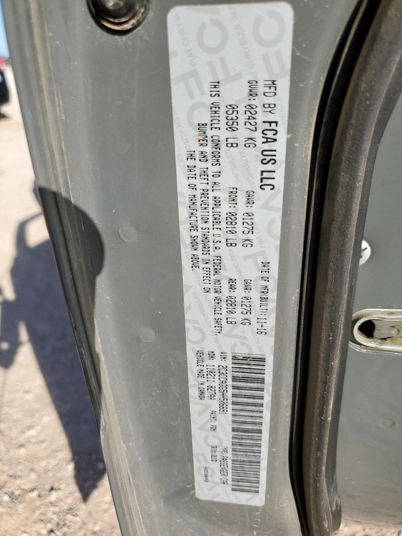 2C3CCAGG5HH506691 Chrysler 2017