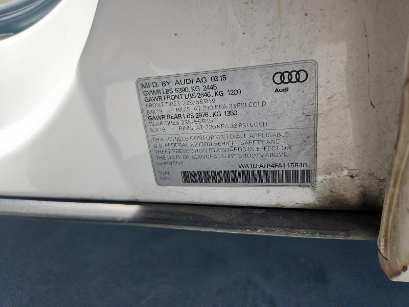 WA1LFAFP4FA115848 Audi Q5 PREMIUM