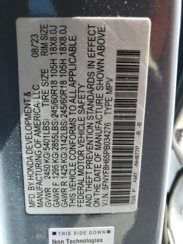 5FNYF8H65PB034276 Honda j35y6