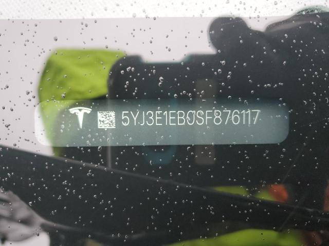5YJ3E1EB0SF876117 Tesla 2025