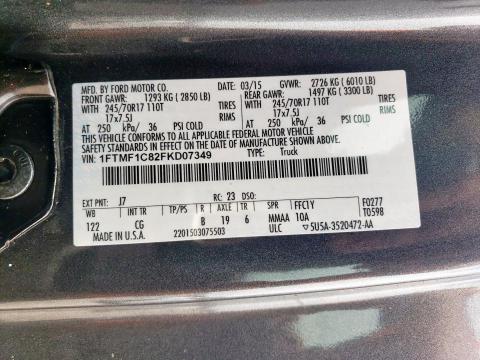 1FTMF1C82FKD07349 Ford 2015