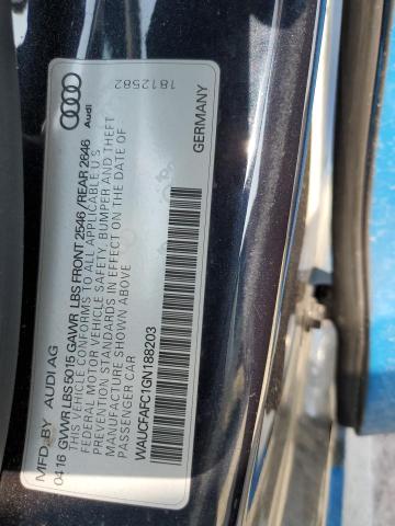 WAUCFAFC1GN188203 Audi 2016