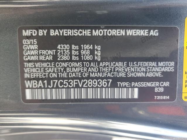 WBA1J7C53FV289367 BMW 2015